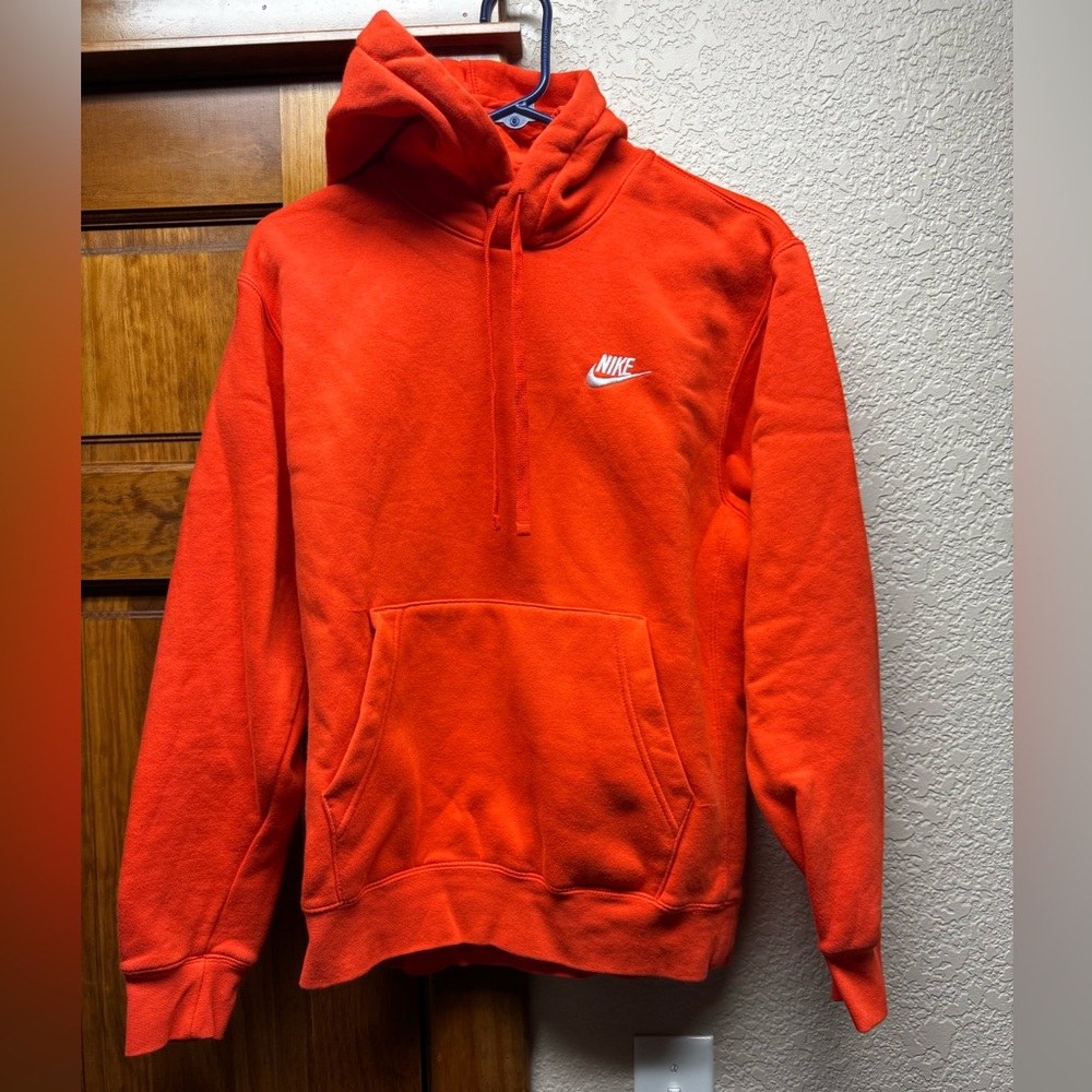 Nike Men's Orange Hoodie
